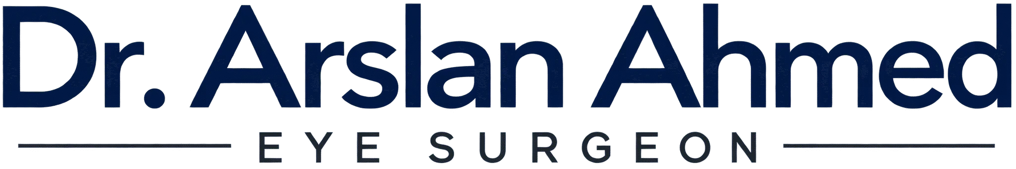 Dr. Arslan Ahmed Eye Surgeon Logo lahore pakistan